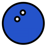 balle de squash bleu